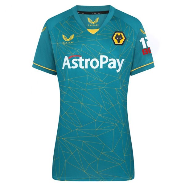 Camiseta Wolves 2ª Mujer 2022-2023